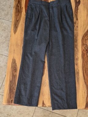 Norstrom Wool Men's Gray Pants Sz 34W 30L